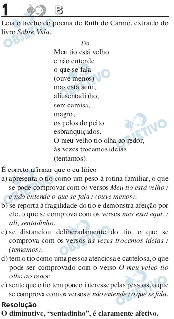 Resolução Comentada - Questão 01