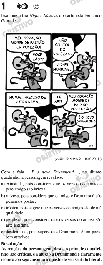 Resolução Comentada - Questão 01