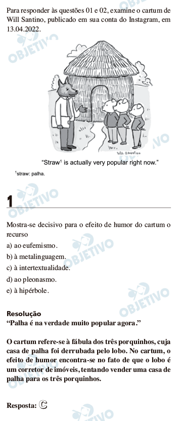 Resolução Comentada - Questão 01